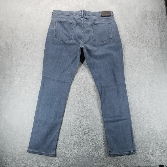 Paige Jeans Mens 38x32 Blue Federal Slim‎ Straight Stretch Preppy Medium Wash - Picture 2 of 9